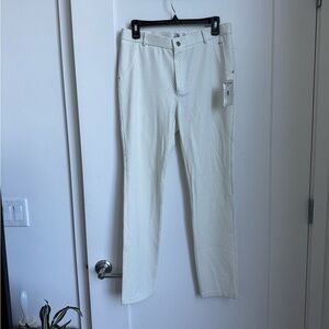 Women’s White Patterned Leggings